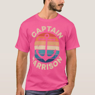 T-shirt Capitaine Harrison Nom Prénom Drôle Humour Surnom