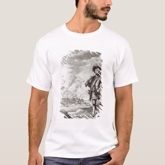 T-shirt Capitaine Henry Morgan au sac (Devant)