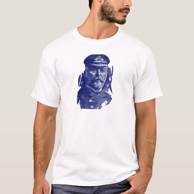 T-shirt Capitaine John Smith, voie HMP Titanic (Devant)