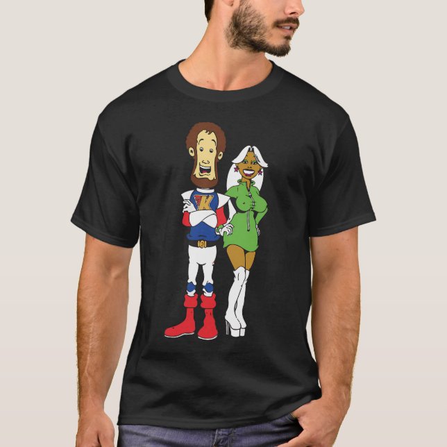 T-shirt Capitaine Kremmen - Kenny Everett (Devant)