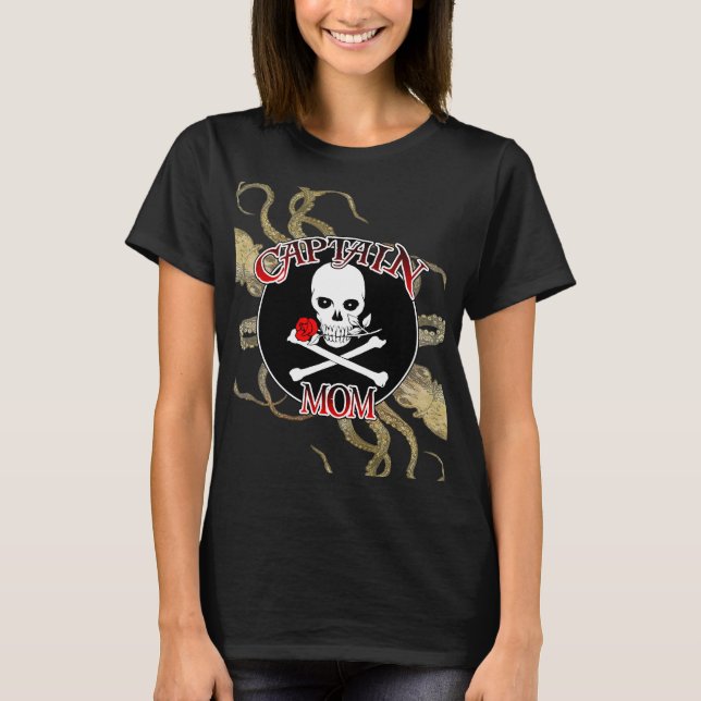 T-shirt Capitaine Maman - Embracé par Deep Deep (Devant)