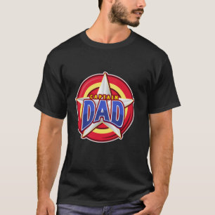 T-shirt Capitaine Papa Superhero