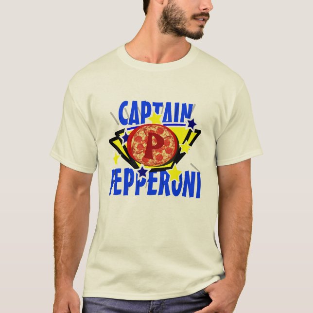 T-shirt Capitaine Pepperoni (Devant)