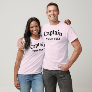 T-SHIRT CAPITAINE - PERSONNALISABLE