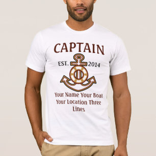 T-shirt Capitaine personnalisée Premier Matelot