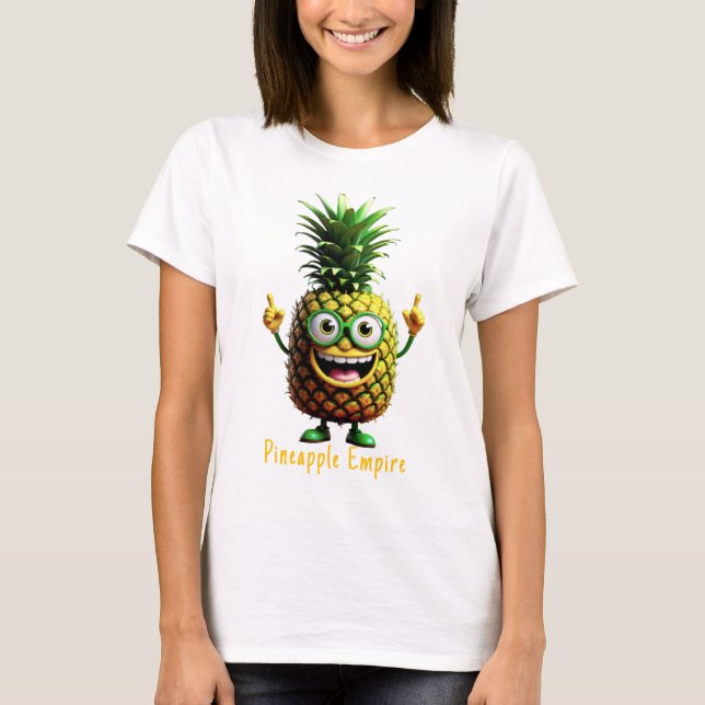 T-shirt Capitaine PineBeard-Pineapple Empire (Devant)