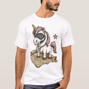 T-shirt Capitaine Pirate Licorne (1)