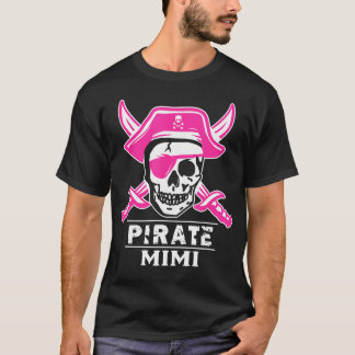 T-shirt Capitaine pirate Mimi Pirate Mimi Grand-mère Hallo