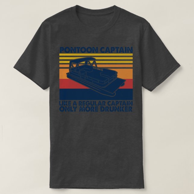 T-shirt Capitaine Ponton Comme Capitaine Régulière Seuleme (Design devant)