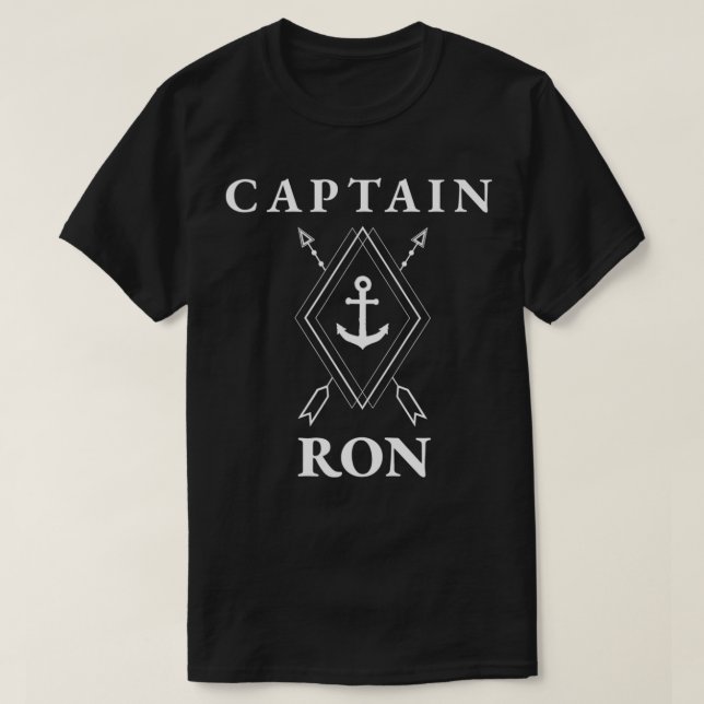 T-shirt Capitaine Ron  (Design devant)