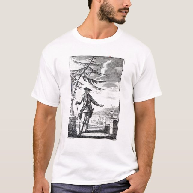 T-shirt Capitaine Teach, généralement appelé Blackbeard (Devant)