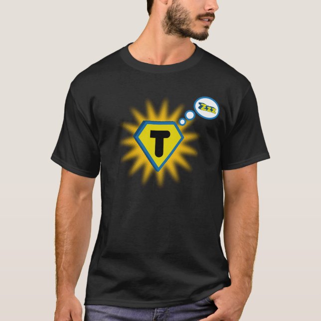 T-shirt Capitaine Tedium Black (Devant)