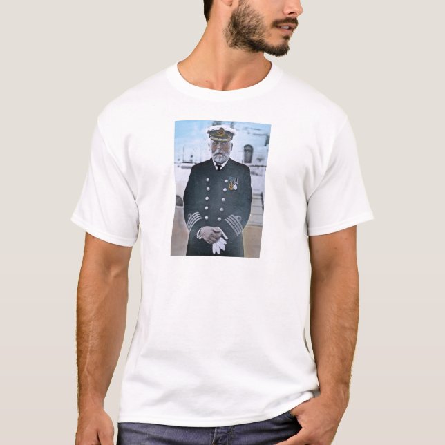 T-shirt Capitaine titanique Edouard J. Smith de RMS (Devant)