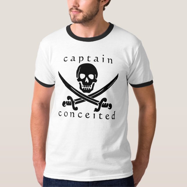 T-shirt capitaine vaniteux (Devant)