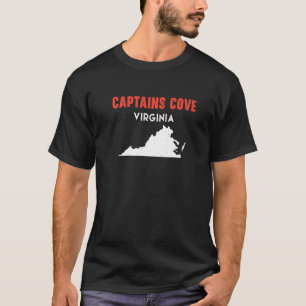 T-shirt Capitaines Cove Virginia USA State America Travel