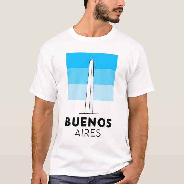 T-shirt Capitale du voyage Buenos Aires Argentine (Devant)
