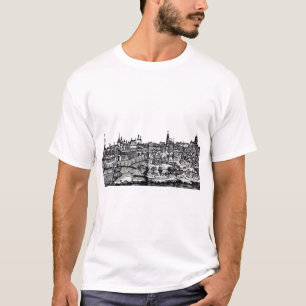 T-shirt Capitale médiévale de Prague République tchèque