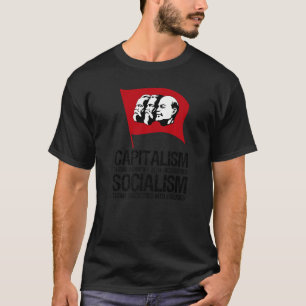 T-shirt Capitalisme contre socialisme Anti-communiste Pr
