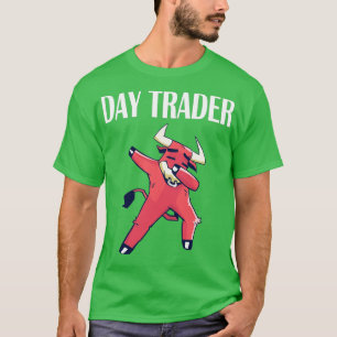 T-shirt Capitalisme de change stock Daytrader Dabbing Bull