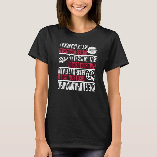 T-shirt capitalisme de consommation (Devant)