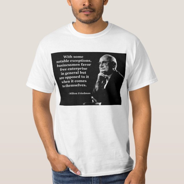 T-shirt Capitalisme de copain de Milton Friedman (Devant)