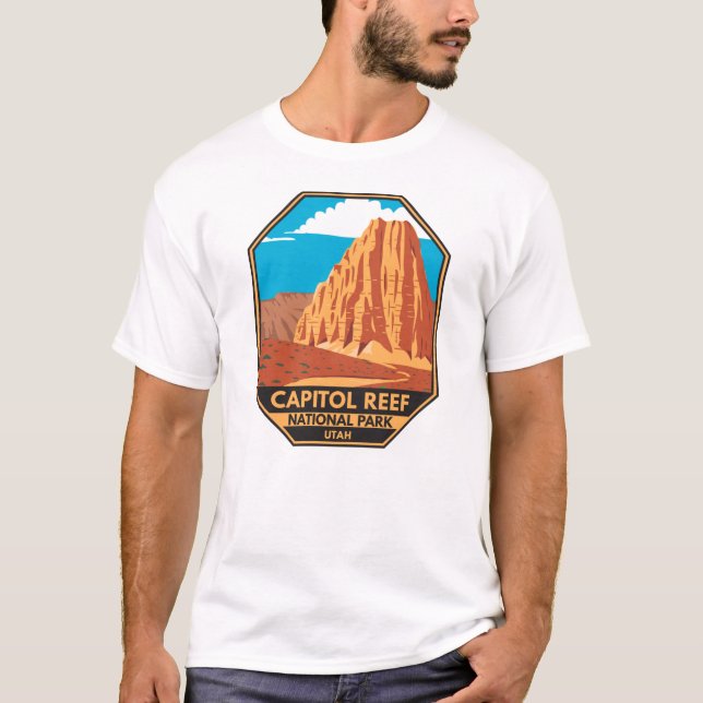 T-shirt Capitol Reef National Park Cathedral Valley Loop (Devant)