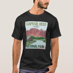 T-shirt Capitol Reef National Park Utah Poster Design