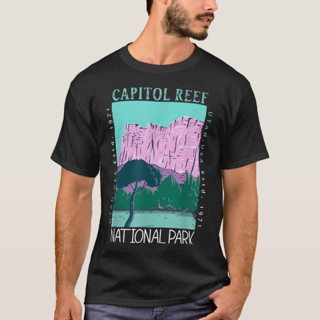 T-shirt Capitol Reef Parc national Utah (Devant)