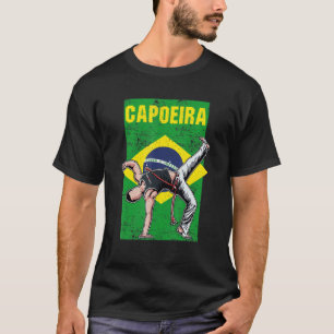 T-shirt Capoeira Brésil danseur entraînement martial athlè
