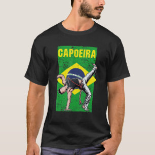 T-shirt Capoeira Brésil danseur martial entraînement athlè