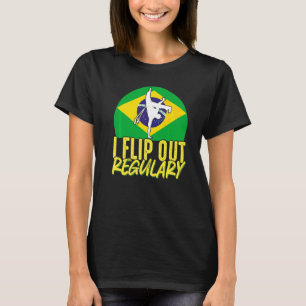 T-shirt Capoeira brésilienne Danse Martiale I Flip Out Reg