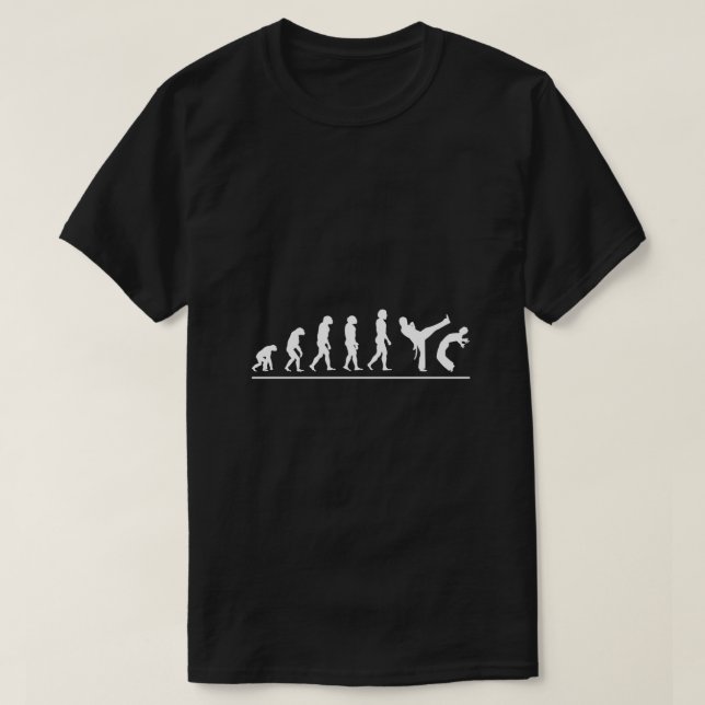 T-shirt Capoeira Evolution Martial Art Brésilien (Design devant)