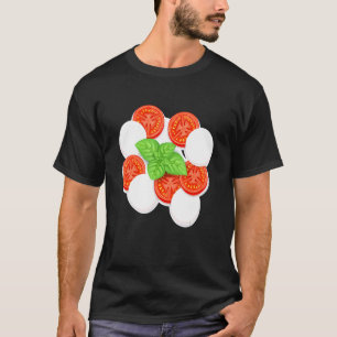 T-shirt Caprese Morzarella I Tomates Légumes jardiniers