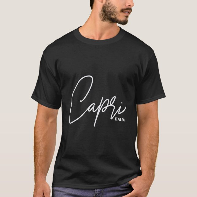 T-shirt Capri Italia Italie Mode (Devant)