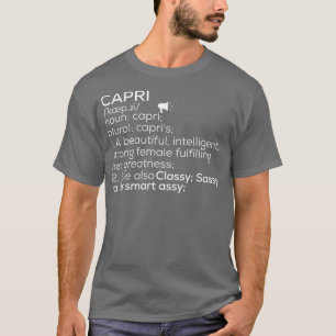 T-shirt Capri Nom Capri Définition Capri Nom Femme Capri