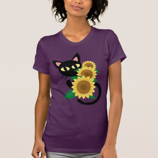 T-shirt Caprice avec le tournesol