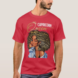 T-shirt Capricorn Queen Sweet As Candy Birthday Venin For
