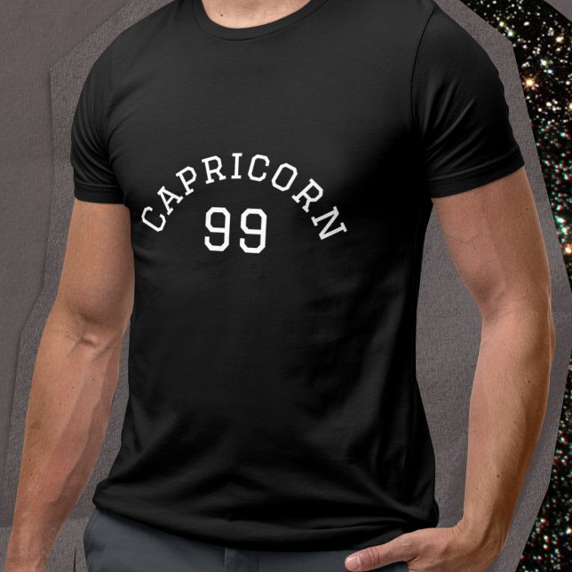 T-shirt Capricorne | Anniversaire noir (Créateur téléchargé)