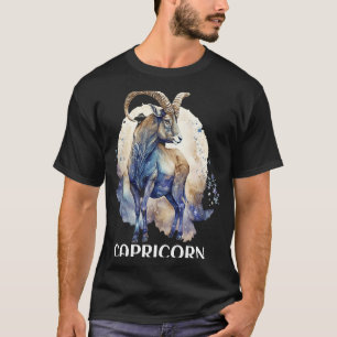 T-shirt Capricorne Casquettes Zodiaque Saturne Dirigé Astr