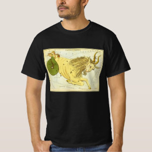 T-shirt Capricorne Constellation Vintage, Miroir d'Urania