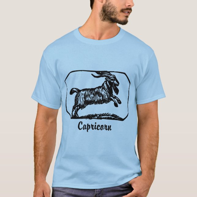 T-shirt Capricorne - Customisé (Devant)