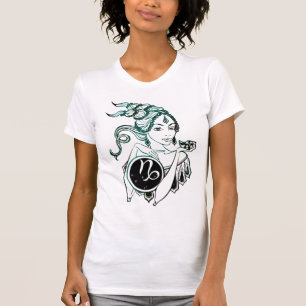 T-shirt Capricorne Dame Art Déco