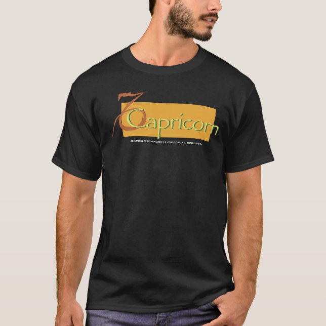 T-shirt Capricorne de zodiaque (Devant)