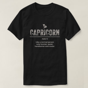 T-shirt Capricorne Définition Vêtements Pour Hommes Femmes