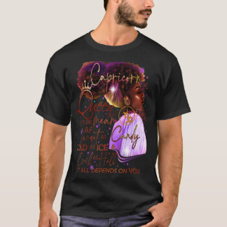 T-shirt Capricorne Queen Sweet Comme Bonbons Anniversaire 