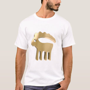 T-shirt Capricorne Symbole Zodiacal Or Cadeau d'Astrologie