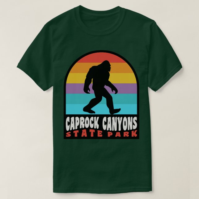 T-shirt Caprock Canyons State Park Amarillo Texas (Design devant)