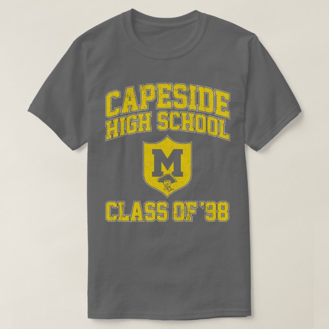 T-shirt Capside High School Classe de 98 Dawsons Creek (Design devant)