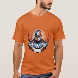 T-shirt captain America