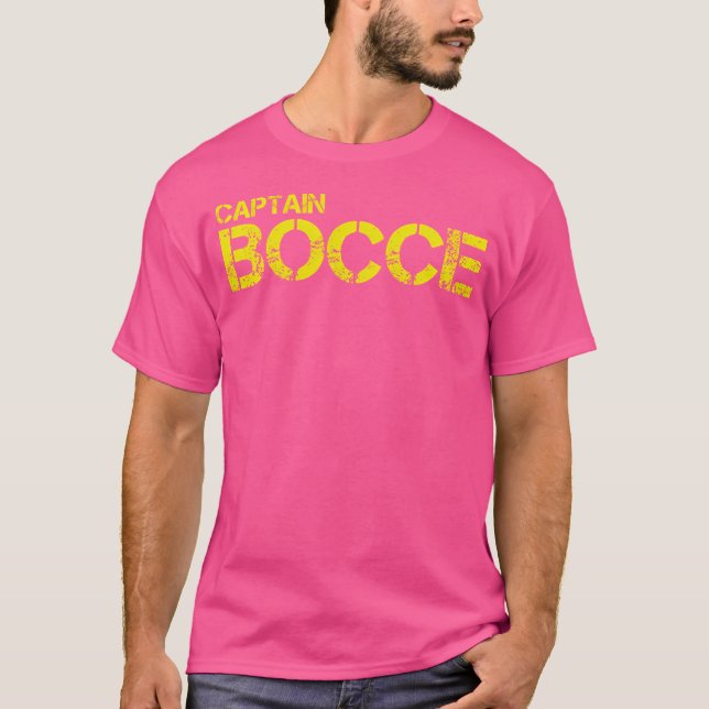 T-shirt Captain Bocce (Devant)